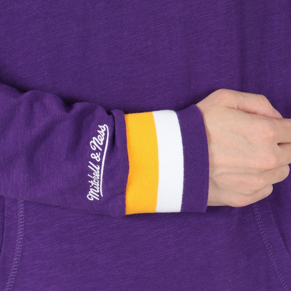 ミッチェルアンドネス（Mitchell&Ness）（メンズ）LEGENDARY SLUB 長袖 フーディー THOD4999-LALYYPPPBLCK