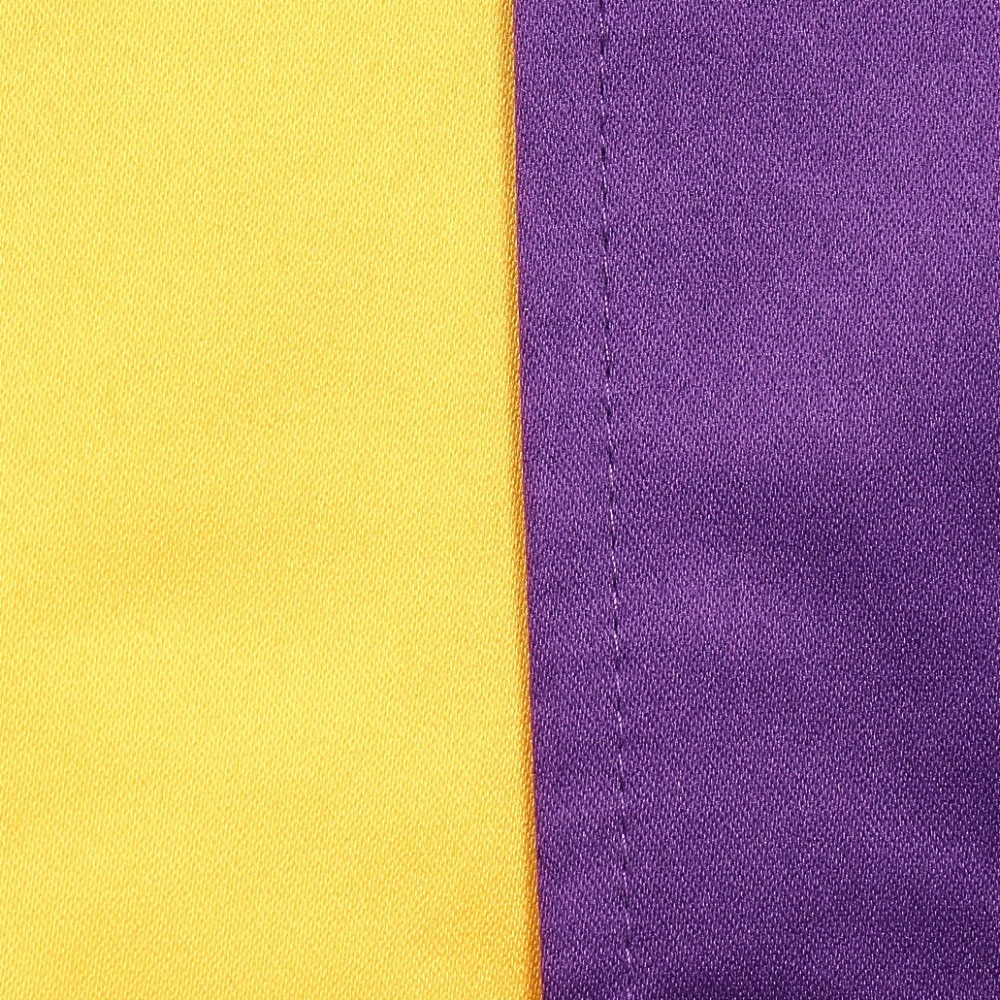 ミッチェルアンドネス（Mitchell&Ness）（メンズ）ライト サテン ジャケット NBA ロサンゼルス レイカーズ OJBF5523-LALPURP
