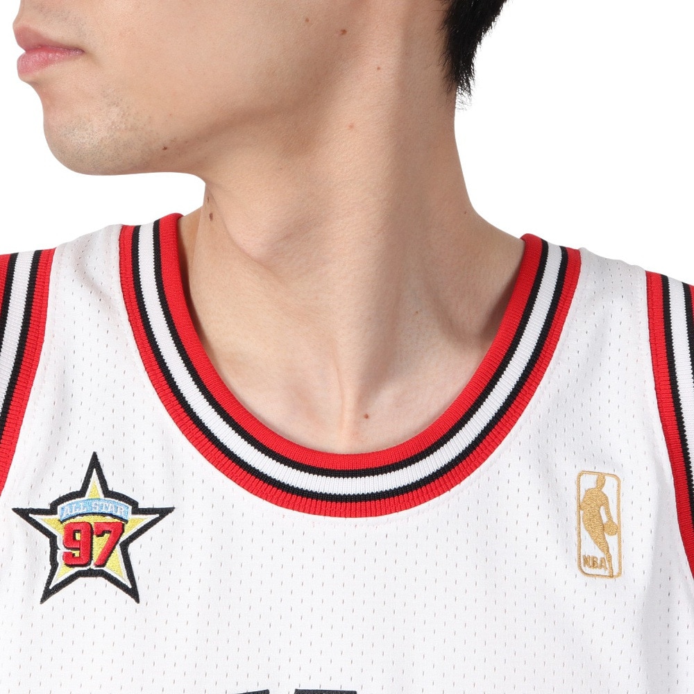 ミッチェルアンドネス（Mitchell&Ness）（メンズ）ジョーダン 97 Bulls Jersey タンクトップ AJY4CP19027-CBUWHT97MJ