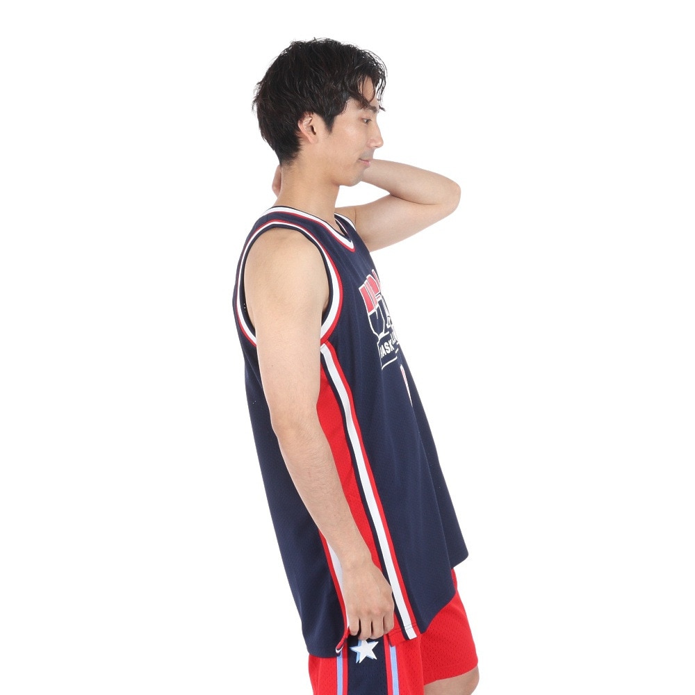 ミッチェルアンドネス（Mitchell&Ness）（メンズ）マイケル・ジョーダン オーセンティック USA ジャージ AJY4GS18414-USANAVYMJO