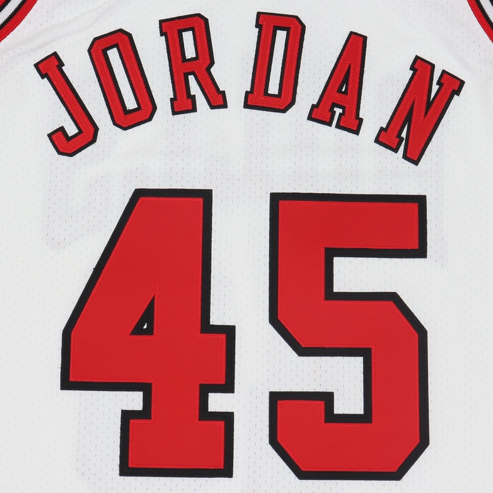 ミッチェルアンドネス（Mitchell&Ness）（メンズ）バスケットウエア オーセンティックジャージ マイケルジョーダン シカゴブルズ AJY4LG19007-CBUWHT