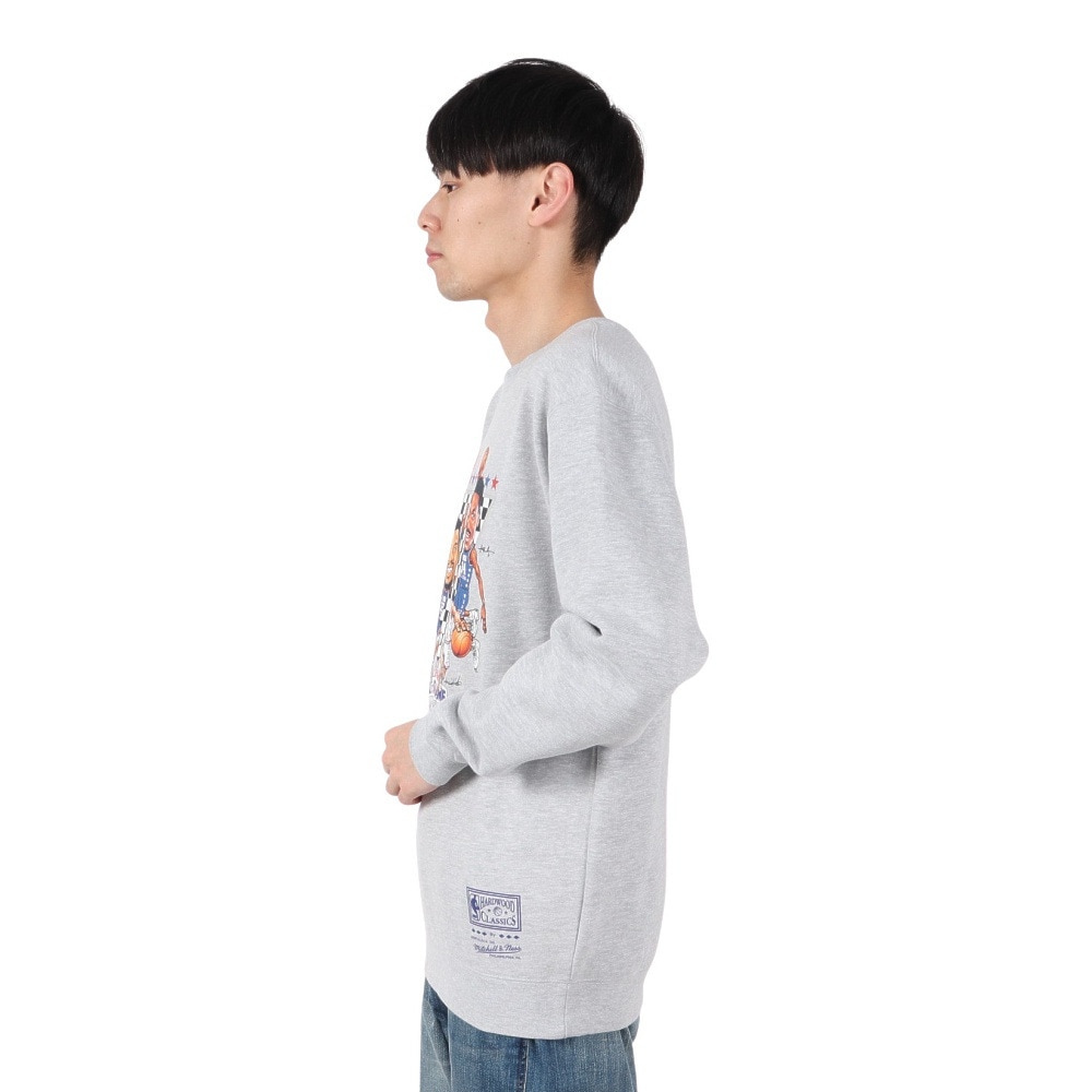 ミッチェルアンドネス（Mitchell&Ness）（メンズ、レディース）スウェットシャツ オールスター FC9092-ASGGYHT