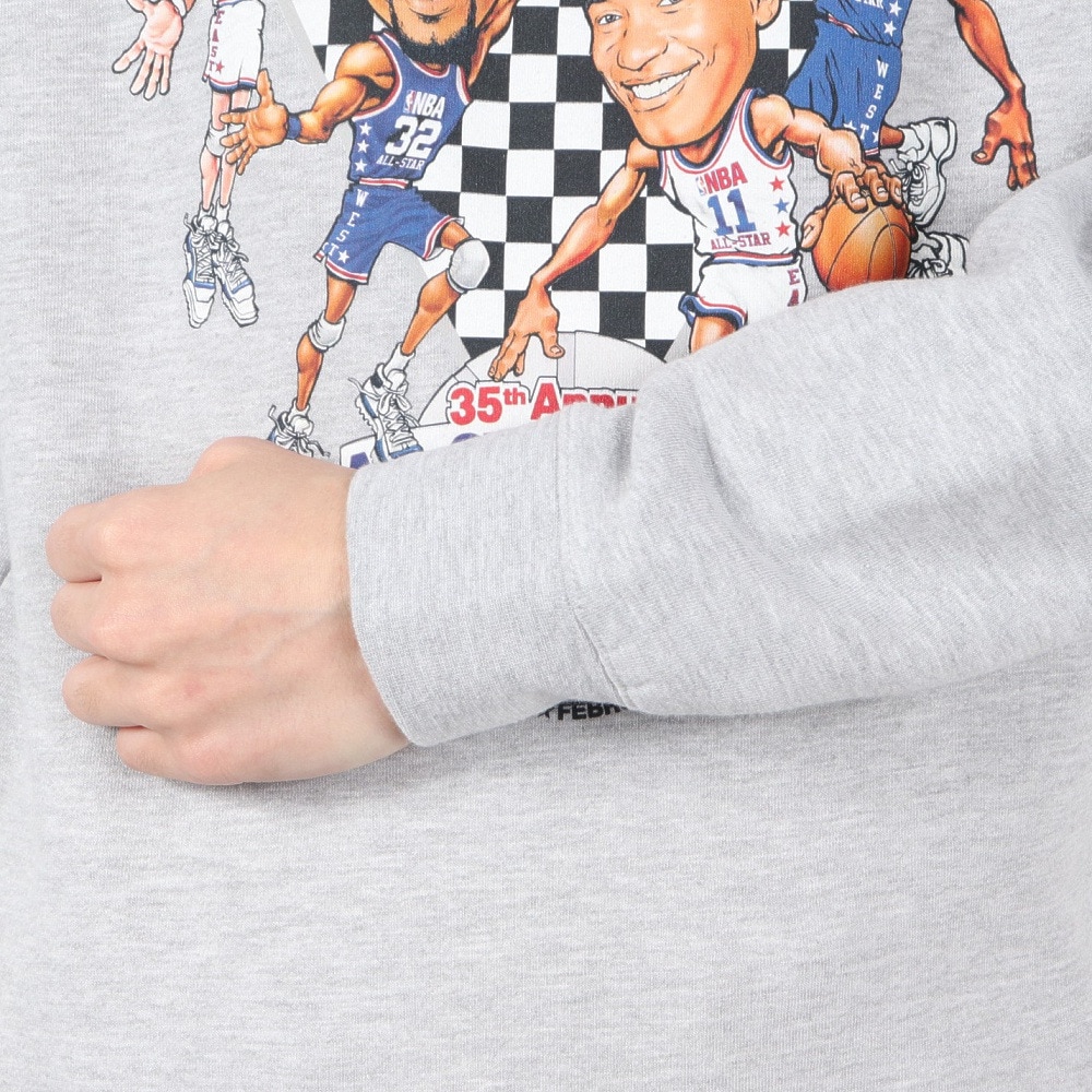 ミッチェルアンドネス（Mitchell&Ness）（メンズ、レディース）スウェットシャツ オールスター FC9092-ASGGYHT
