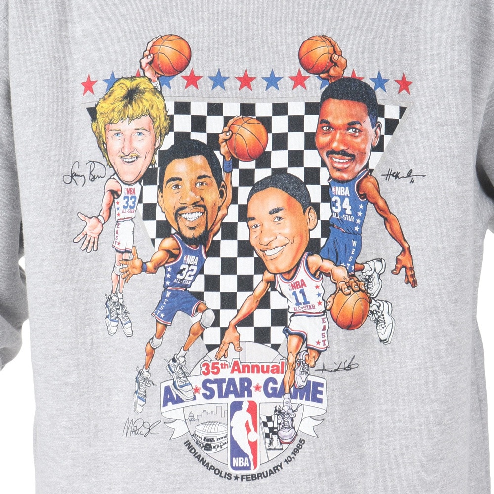 ミッチェルアンドネス（Mitchell&Ness）（メンズ、レディース）スウェットシャツ オールスター FC9092-ASGGYHT