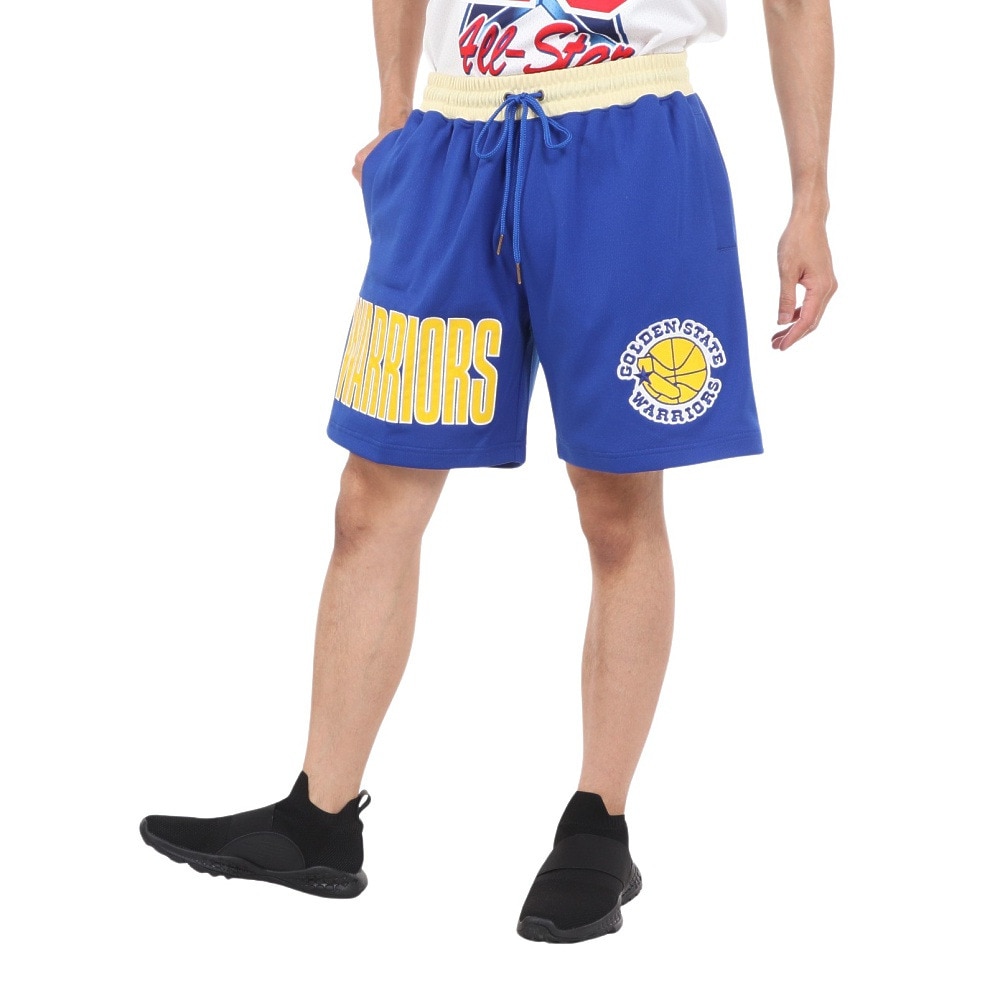 ミッチェルアンドネス（Mitchell&Ness）（メンズ）ハーフパンツ NBA TEAM OG 2.0 PSHR7122-GSWROYA