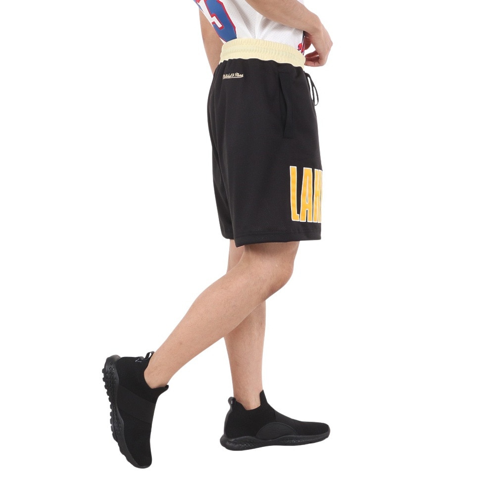 ミッチェルアンドネス（Mitchell&Ness）（メンズ）ハーフパンツ NBA TEAM OG 2.0 PSHR7122-LALBLCK