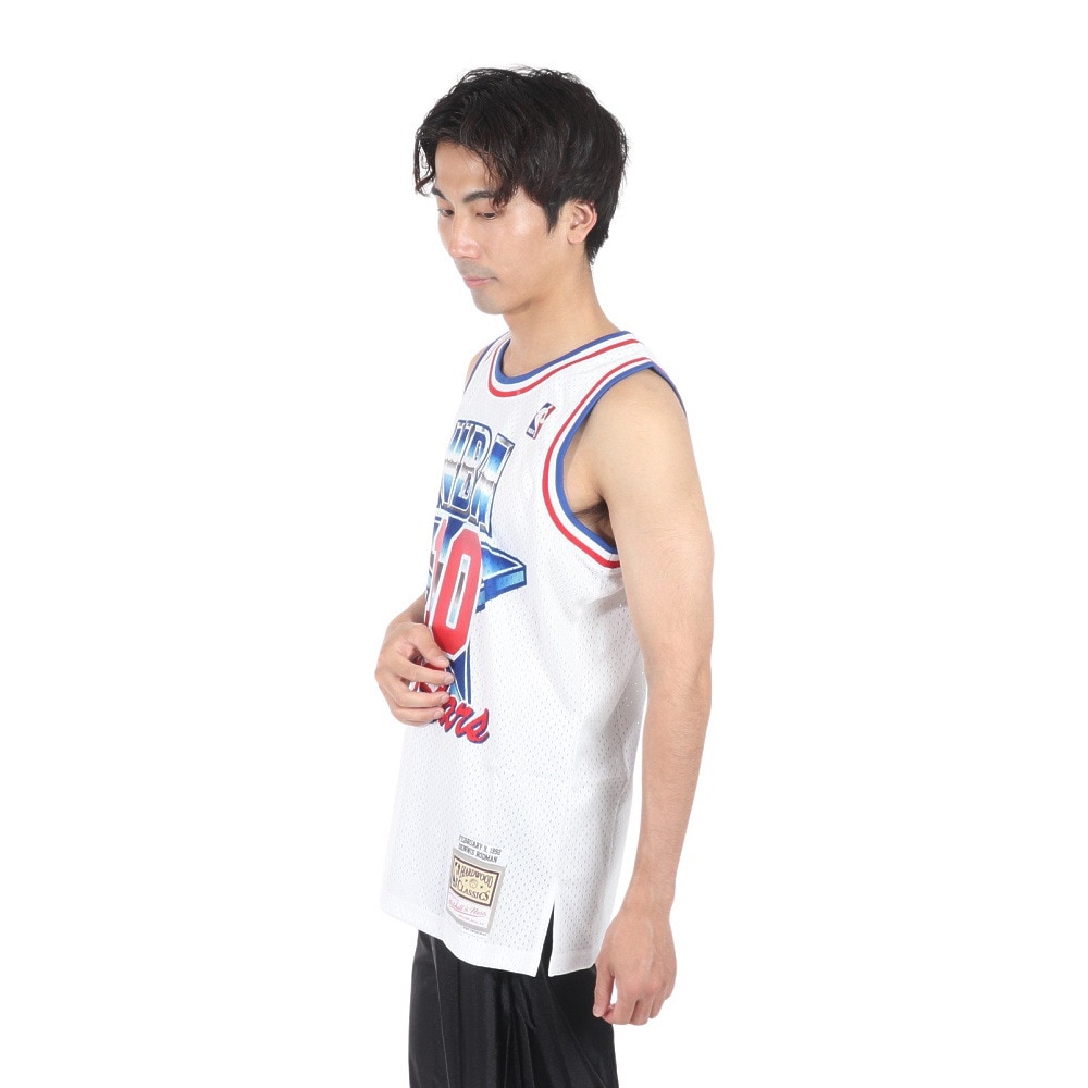 ミッチェルアンドネス（Mitchell&Ness）（メンズ）デニス・ロッドマン オールスター・イースト 1992-93 スウィングマン・ジャージー SMJY3321-ASEWHIT