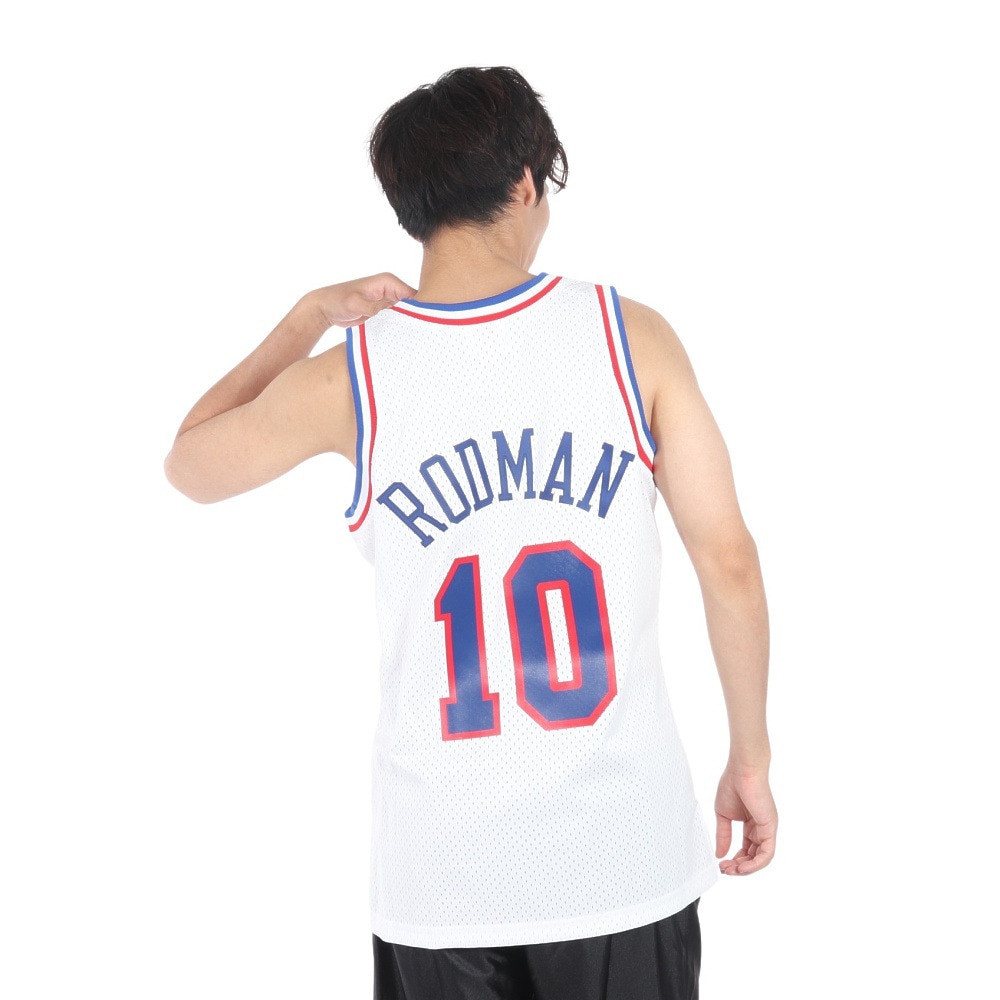 ミッチェルアンドネス（Mitchell&Ness）（メンズ）デニス・ロッドマン オールスター・イースト 1992-93 スウィングマン・ジャージー SMJY3321-ASEWHIT