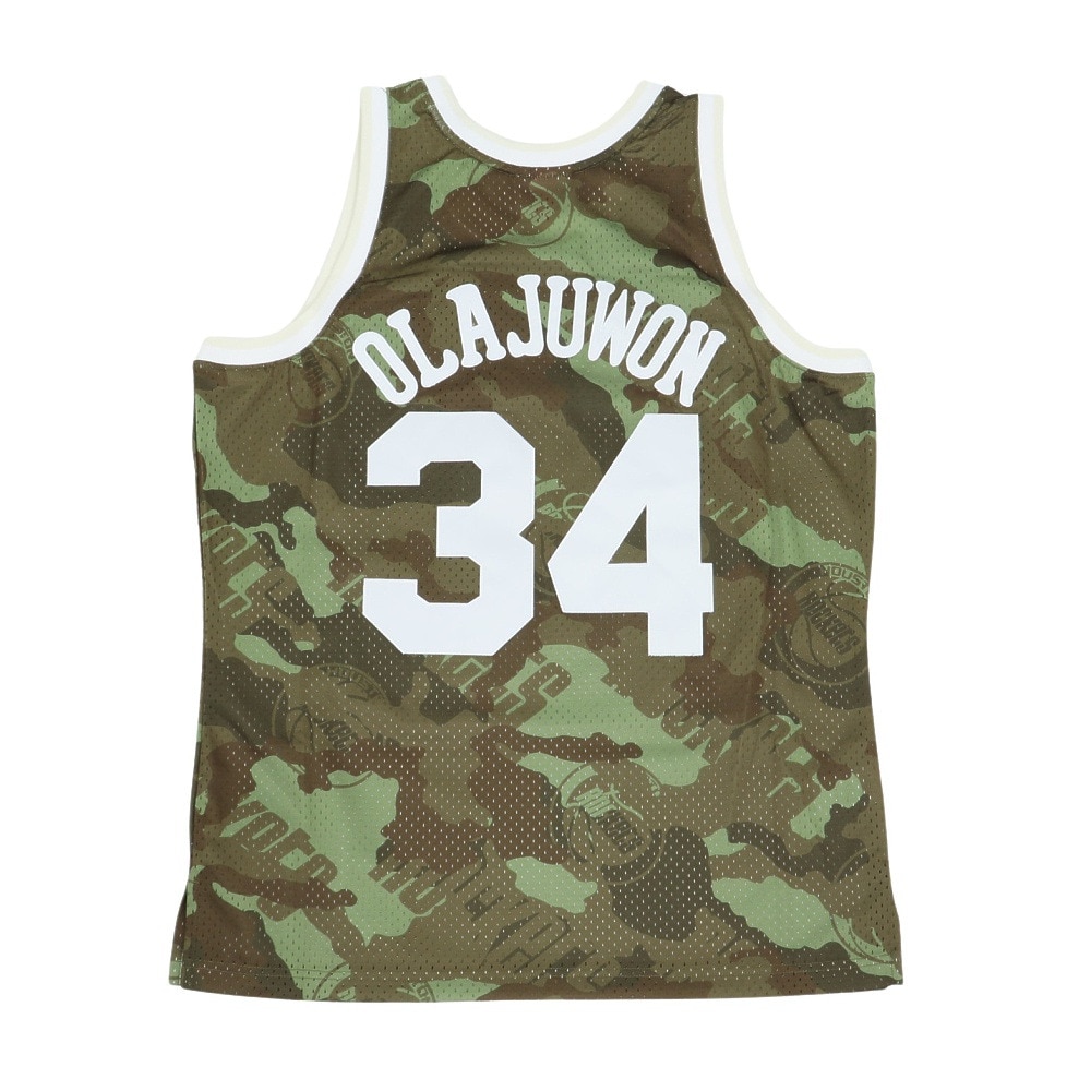 ミッチェルアンドネス（Mitchell&Ness）（メンズ）バスケットボール タンクトップ NBA アキーム・オラジュワン ヒューストン・ロケッツ SMJY4362-HROCMGR
