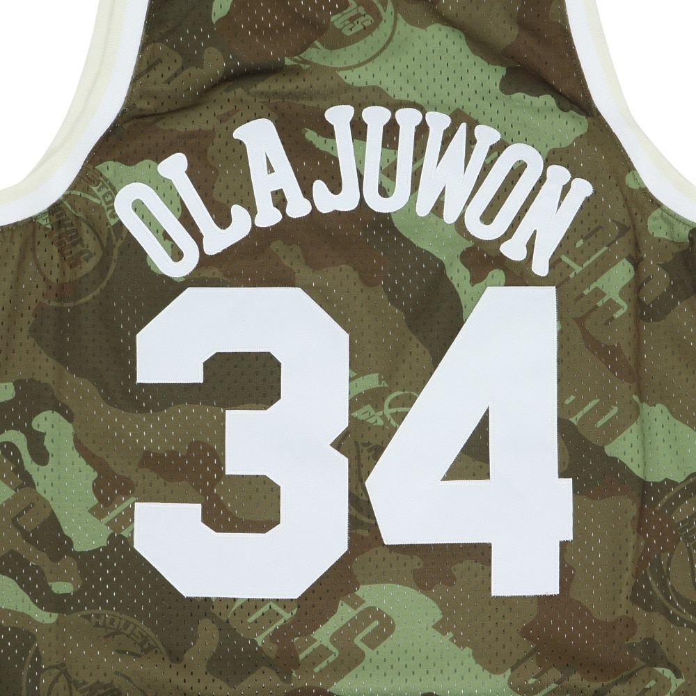 ミッチェルアンドネス（Mitchell&Ness）（メンズ）バスケットボール タンクトップ NBA アキーム・オラジュワン ヒューストン・ロケッツ SMJY4362-HROCMGR