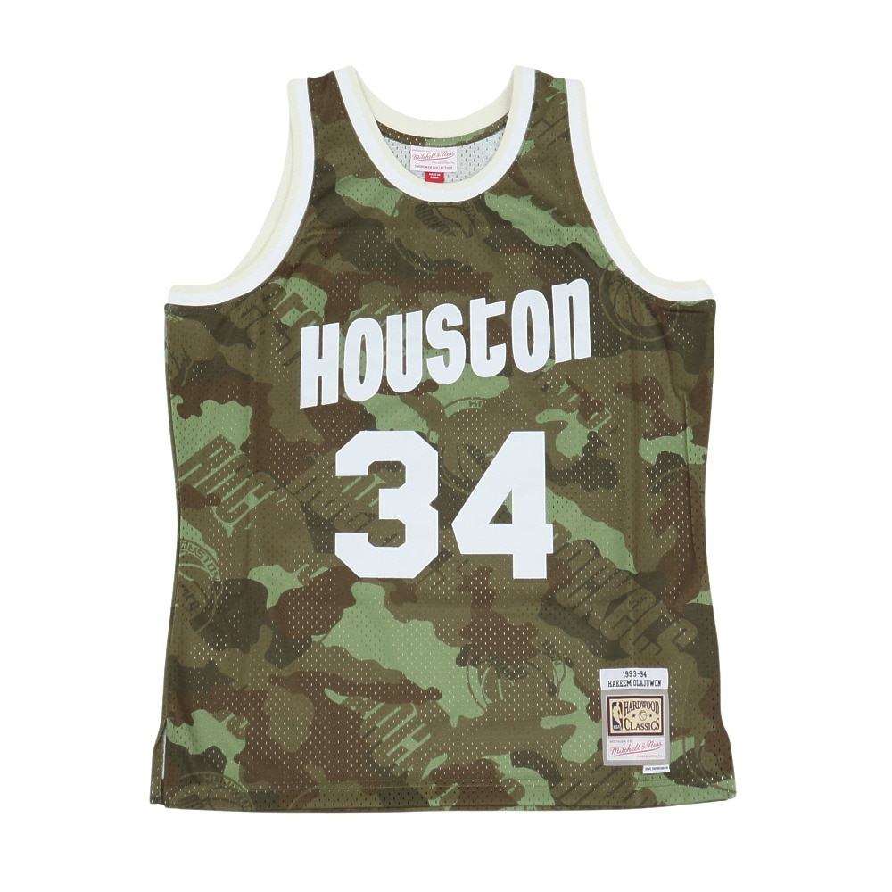 ミッチェルアンドネス（Mitchell&Ness）（メンズ）バスケットボール タンクトップ NBA アキーム・オラジュワン ヒューストン・ロケッツ SMJY4362-HROCMGR
