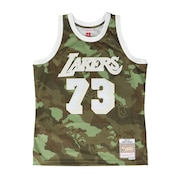 (メンズ)バスケットウエア Camo Swingman Jersey LAL デニス・ロッドマン SMJY4362-LALDRDCMGR