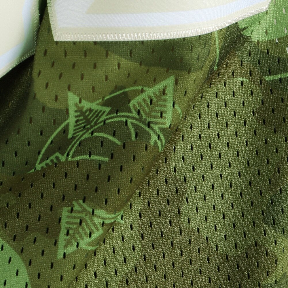 ミッチェルアンドネス（Mitchell&Ness）（メンズ）ユタ・ジャズ ジョン・ストックトン カモハードウッド クラシックスジャージ SMJY4362-UJACMGR