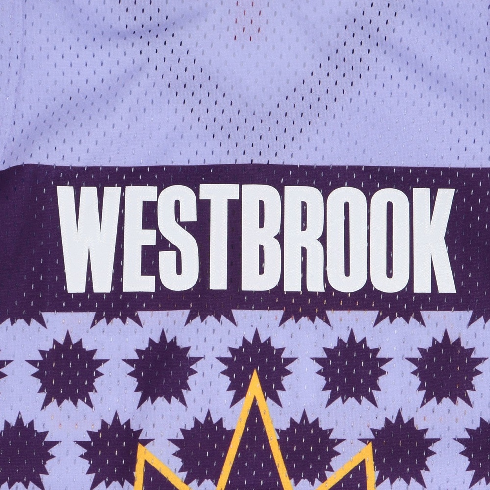 ミッチェルアンドネス（Mitchell&Ness）（メンズ）バスケットボール タンクトップ NBA ラッセル・ウェストブルック SMJY4457-BRTPURP