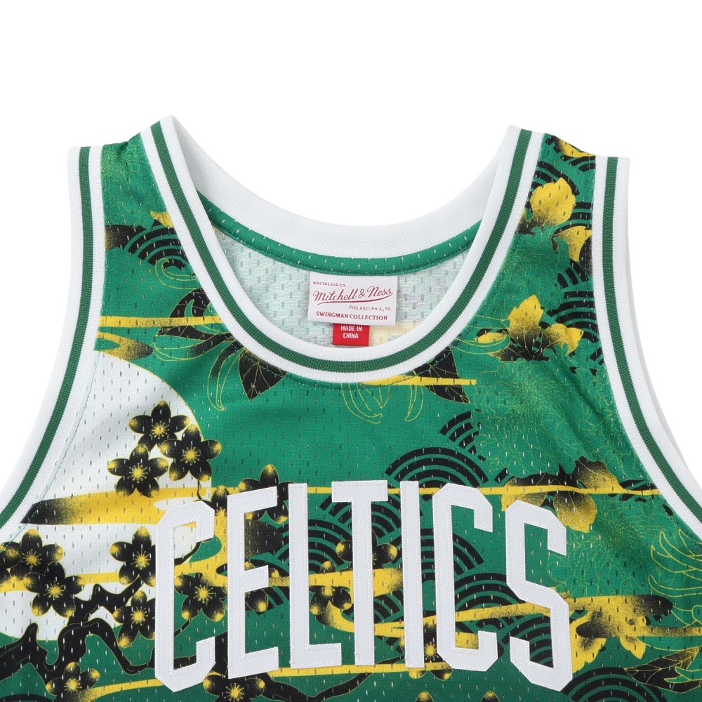 ミッチェルアンドネス（Mitchell&Ness）（メンズ）バスケットボール タンクトップ NBA AH S-JERSEY ボストン セルティックス SMJY5182-BCEGNBK