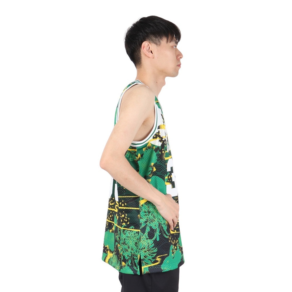 ミッチェルアンドネス（Mitchell&Ness）（メンズ）バスケットボール タンクトップ NBA AH S-JERSEY ボストン セルティックス SMJY5182-BCEGNBK