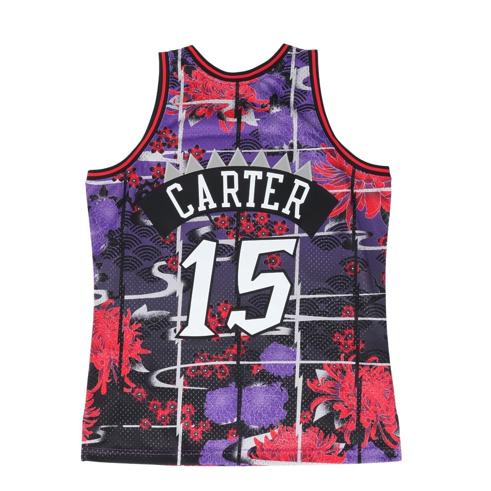 ミッチェルアンドネス（Mitchell&Ness）（メンズ）バスケットウエア AH Swingman Jersey TRA ヴィンス・カーター SMJY5182-TRAPRRD