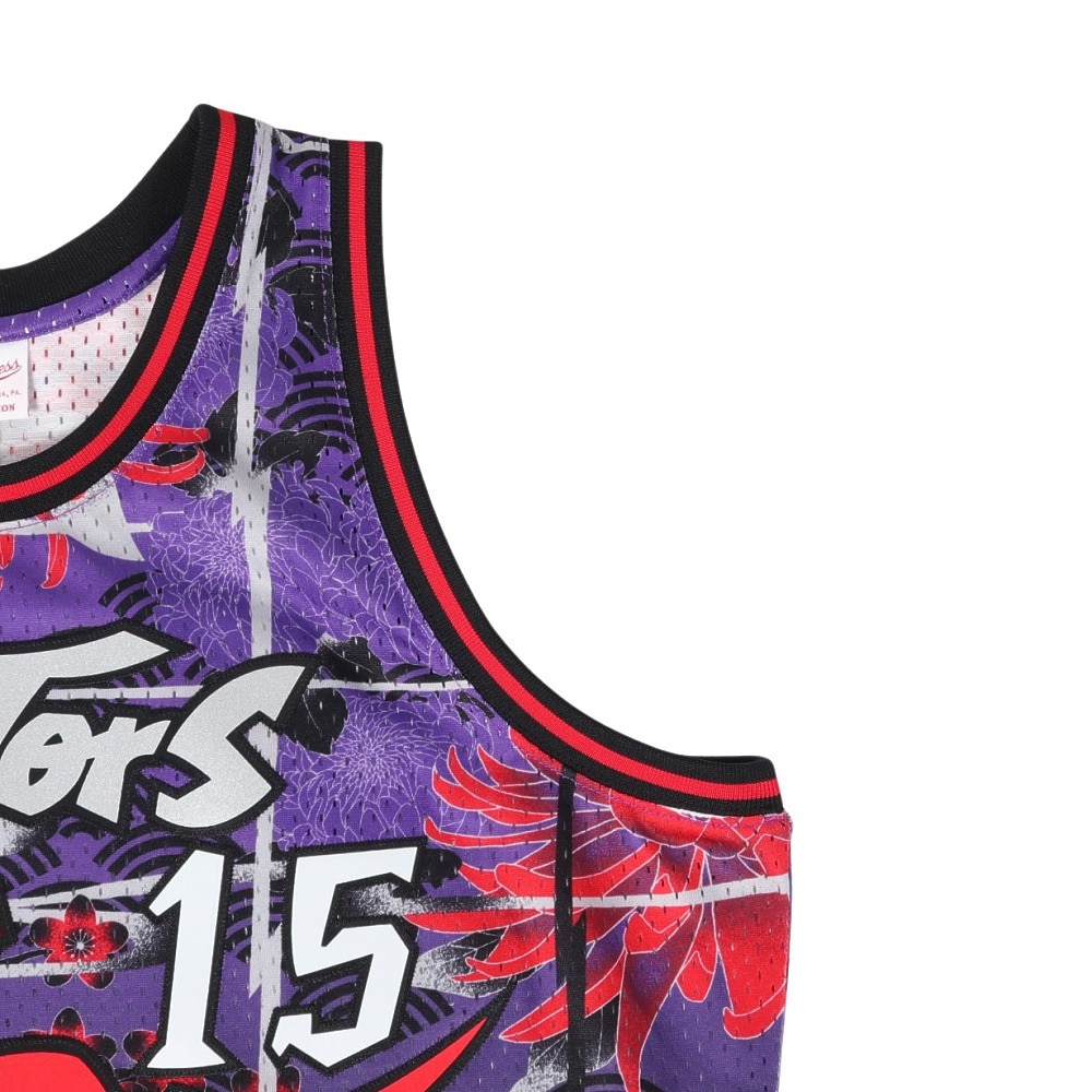 ミッチェルアンドネス（Mitchell&Ness）（メンズ）バスケットウエア AH Swingman Jersey TRA ヴィンス・カーター SMJY5182-TRAPRRD