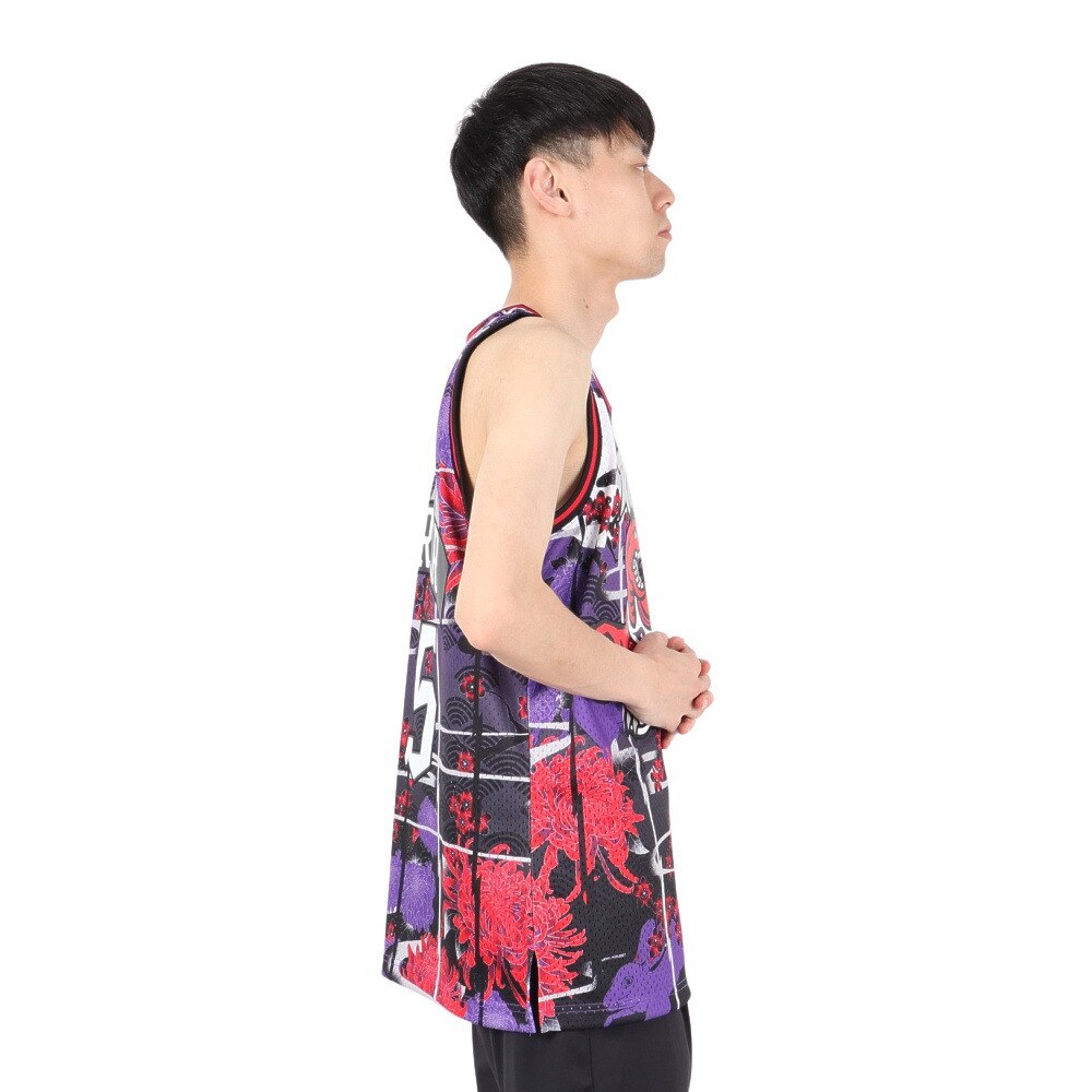 ミッチェルアンドネス（Mitchell&Ness）（メンズ）バスケットウエア AH Swingman Jersey TRA ヴィンス・カーター SMJY5182-TRAPRRD