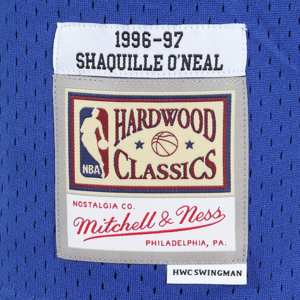 ミッチェルアンドネス（Mitchell&Ness）（メンズ）シャキール・オニール レイカーズ オルタネイト スイングマン ジャージ SMJYAC18013-LALROYA