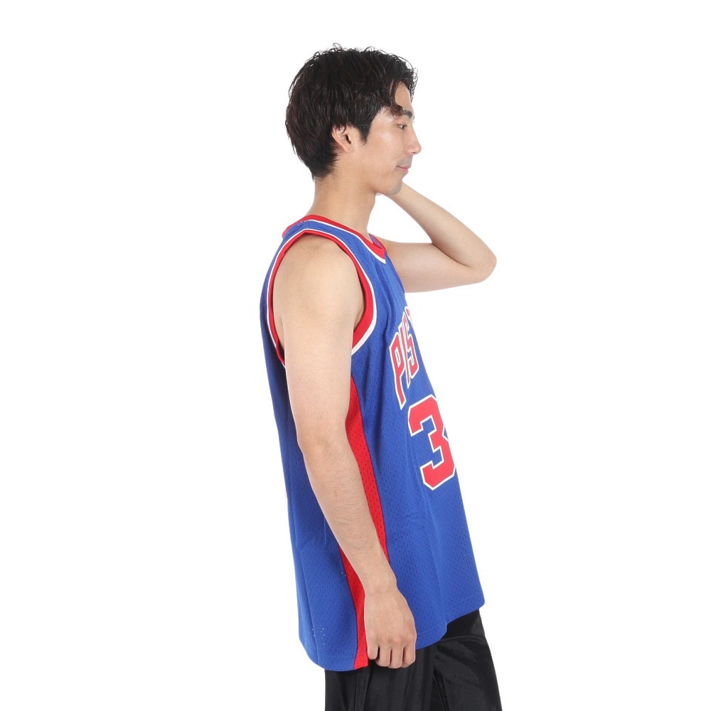 ミッチェルアンドネス（Mitchell&Ness）（メンズ）スウィングマン ジャージー デトロイトピストンズ ロード 1995-96 グラントヒル SMJYAC18025-DPIROYA