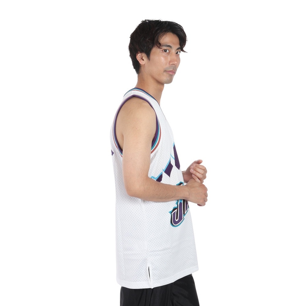 ミッチェルアンドネス（Mitchell&Ness）（メンズ）スイングマン ジャージー UJA Malone SMJYAC18056-UJAWH