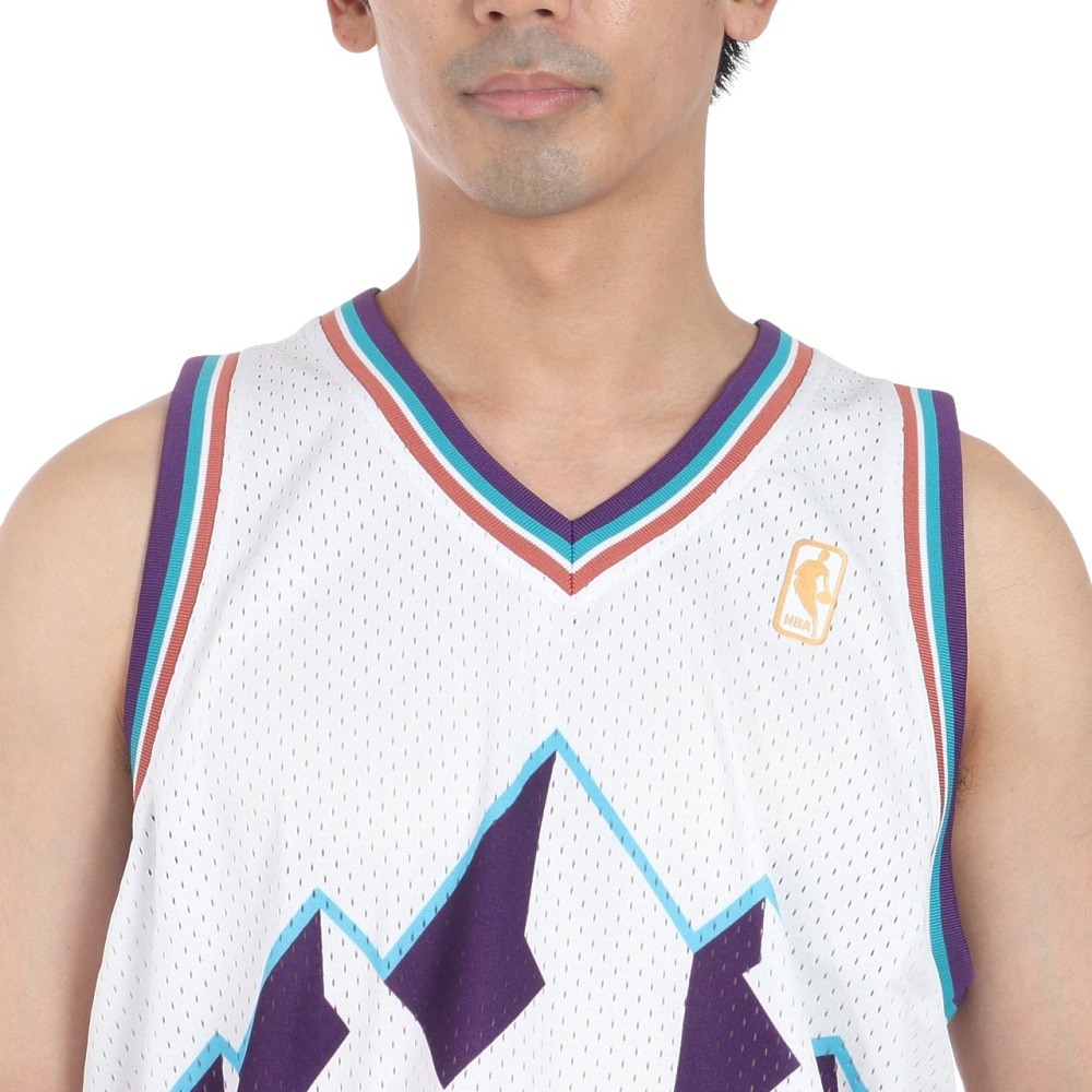 ミッチェルアンドネス（Mitchell&Ness）（メンズ）スイングマン ジャージー UJA Malone SMJYAC18056-UJAWH