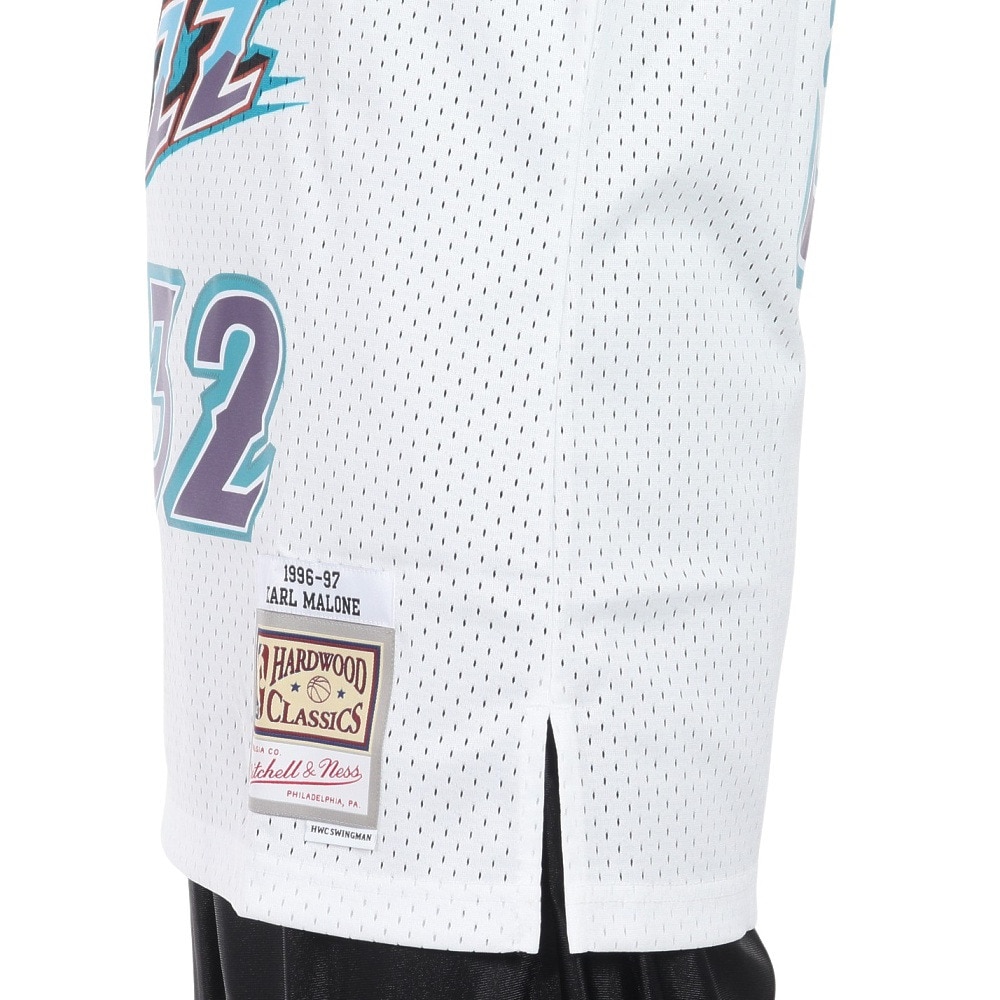 ミッチェルアンドネス（Mitchell&Ness）（メンズ）スイングマン ジャージー UJA Malone SMJYAC18056-UJAWH