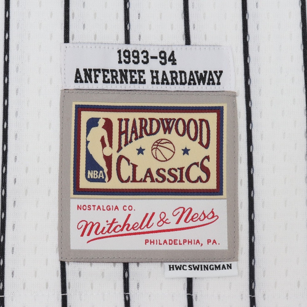 ミッチェルアンドネス（Mitchell&Ness）（メンズ）バスケットウエア SWINGMANジャージ ペニー・ハーダウェイ オーランド・マジック SMJYAC18096-OMAWHIT