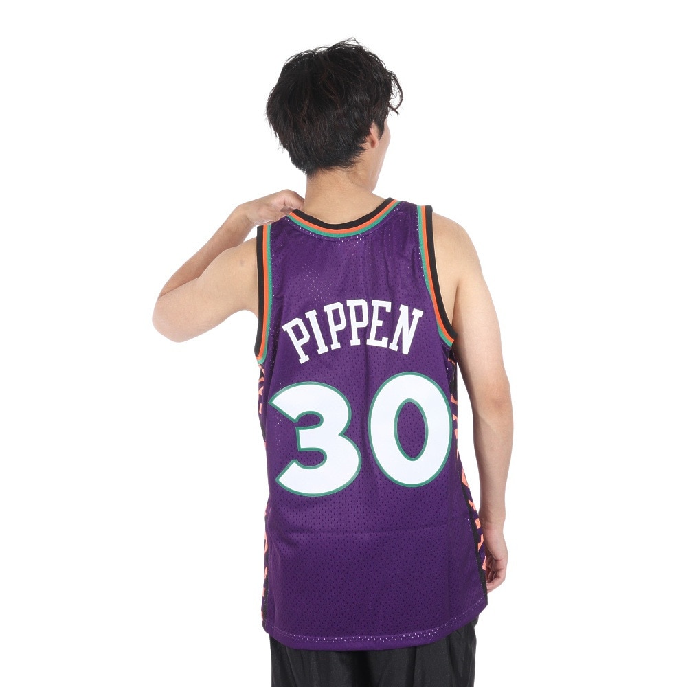 ミッチェルアンドネス（Mitchell&Ness）（メンズ）スウィングマン スコッティ ピッペン オールスター イースト 1994-95 ジャージ SMJYAC20038-ASEPURPSPI