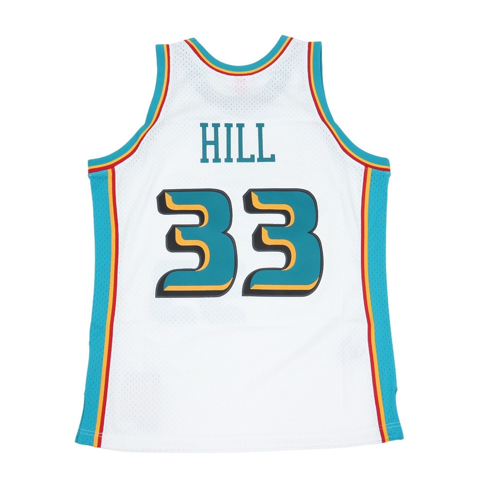 ミッチェルアンドネス（Mitchell&Ness）（メンズ）バスケットボール タンクトップ NBA グラント・ヒル デトロイト・ピストンズ SMJYCP19211-DPIWHIT