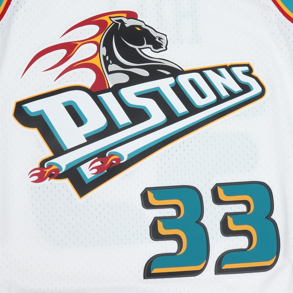ミッチェルアンドネス（Mitchell&Ness）（メンズ）バスケットボール タンクトップ NBA グラント・ヒル デトロイト・ピストンズ SMJYCP19211-DPIWHIT