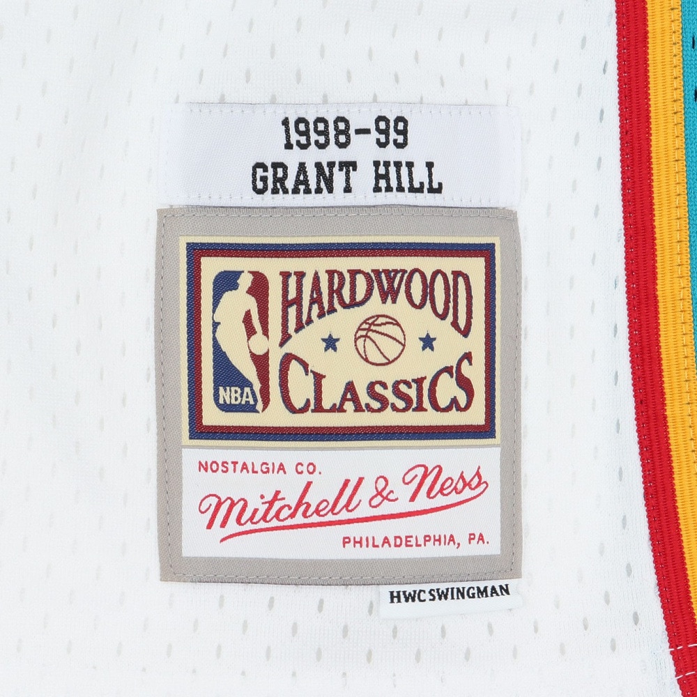 ミッチェルアンドネス（Mitchell&Ness）（メンズ）バスケットボール タンクトップ NBA グラント・ヒル デトロイト・ピストンズ SMJYCP19211-DPIWHIT