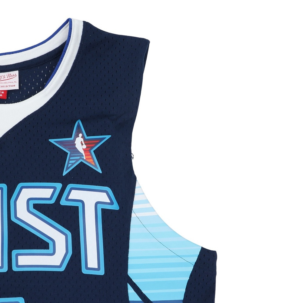ミッチェルアンドネス（Mitchell&Ness）（メンズ）バスケットボール タンクトップ NBA アレン・アイバーソン SMJYEL18014-ASENVY09AI