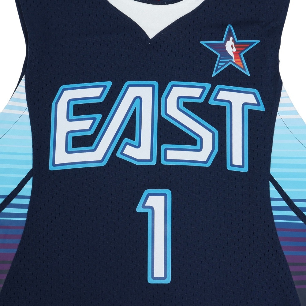 ミッチェルアンドネス（Mitchell&Ness）（メンズ）バスケットボール タンクトップ NBA アレン・アイバーソン SMJYEL18014-ASENVY09AI