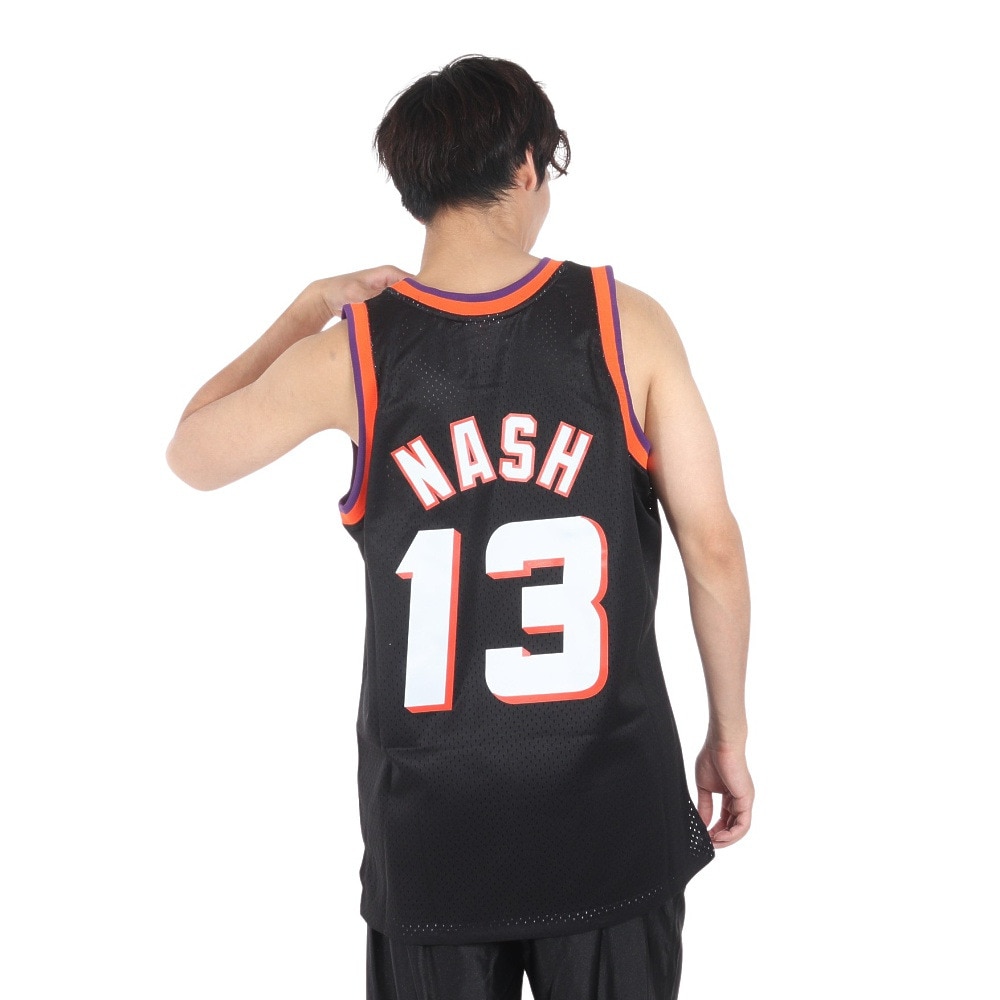 ミッチェルアンドネス（Mitchell&Ness）（メンズ）スイングマン ジャージ PSU タンクトップ SMJYGS18203-PSUBLK96SN