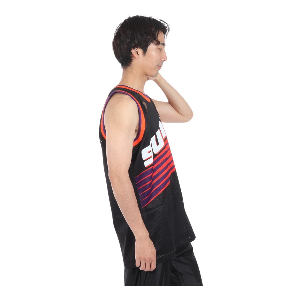 ミッチェルアンドネス（Mitchell&Ness）（メンズ）スイングマン ジャージ PSU タンクトップ SMJYGS18203-PSUBLK96SN