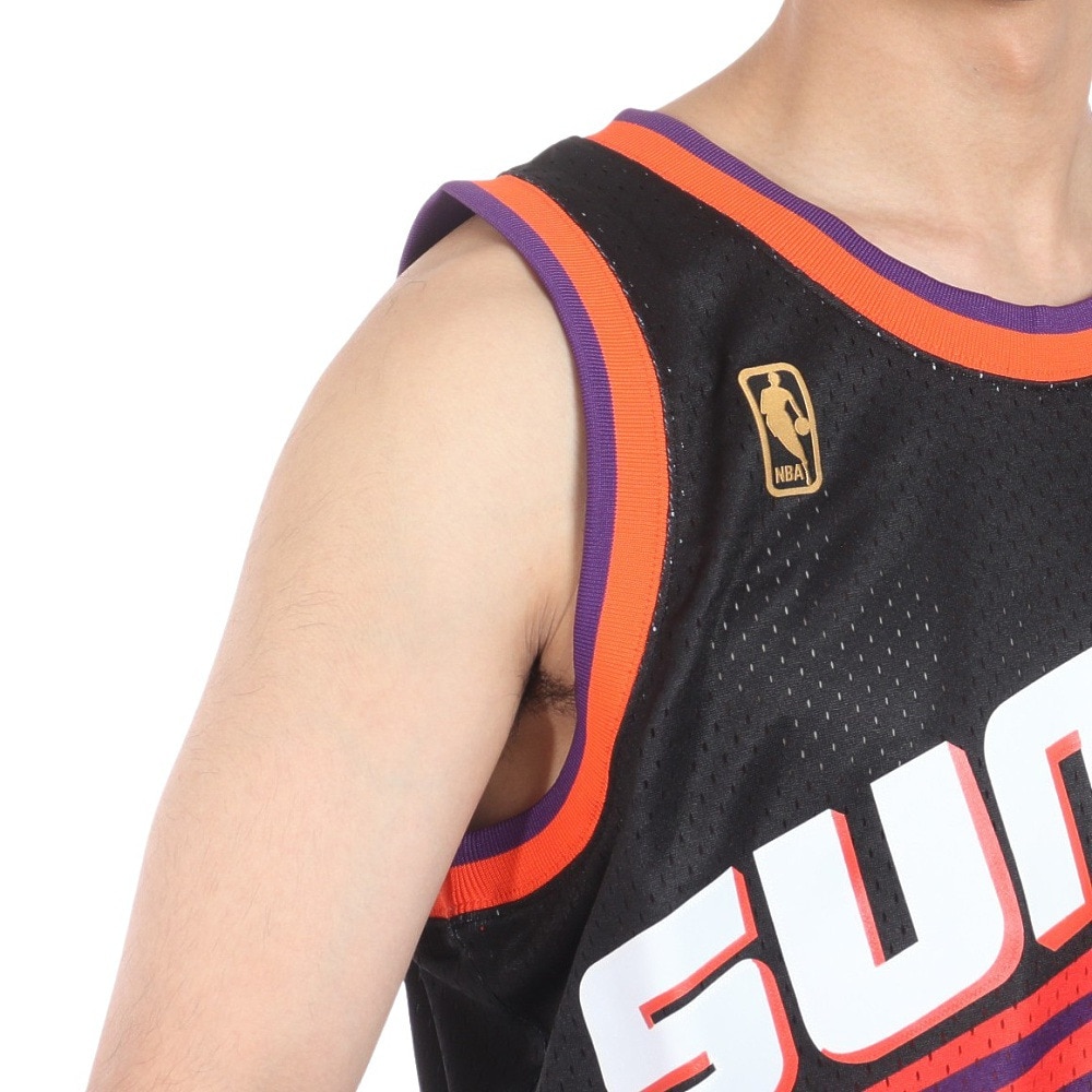 ミッチェルアンドネス（Mitchell&Ness）（メンズ）スイングマン ジャージ PSU タンクトップ SMJYGS18203-PSUBLK96SN