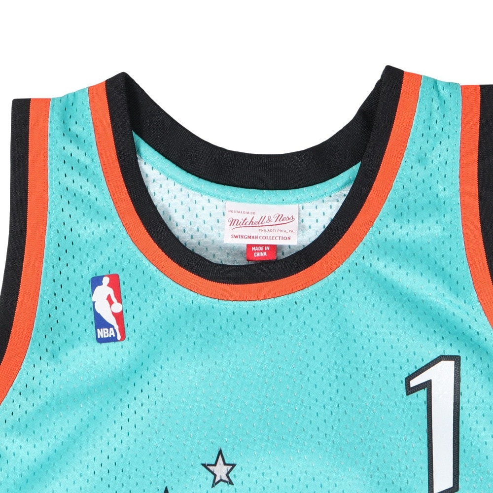 ミッチェルアンドネス（Mitchell&Ness）（メンズ）バスケットウエア オールスター East Swingman Jersey ペニー・ハーダウェイ SMJYLG18019-ASETEAL