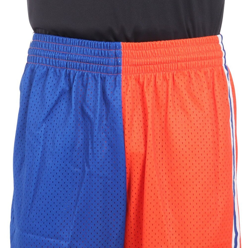 ミッチェルアンドネス（Mitchell&Ness）（メンズ）スプリット スイングマン ショートパンツ NYK SMSH4855-NYKBLOR