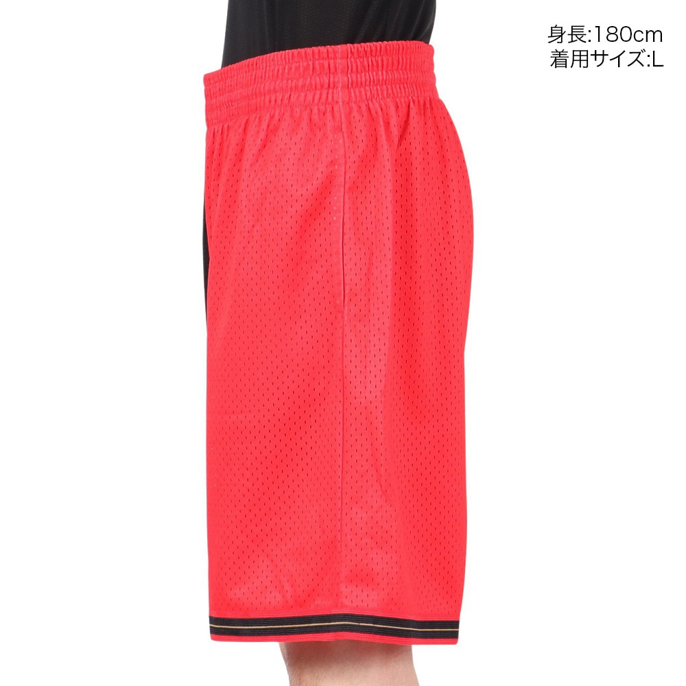 ミッチェルアンドネス（Mitchell&Ness）（メンズ）スプリット スイングマン ショートパンツ SMSH4855-P76BKGD