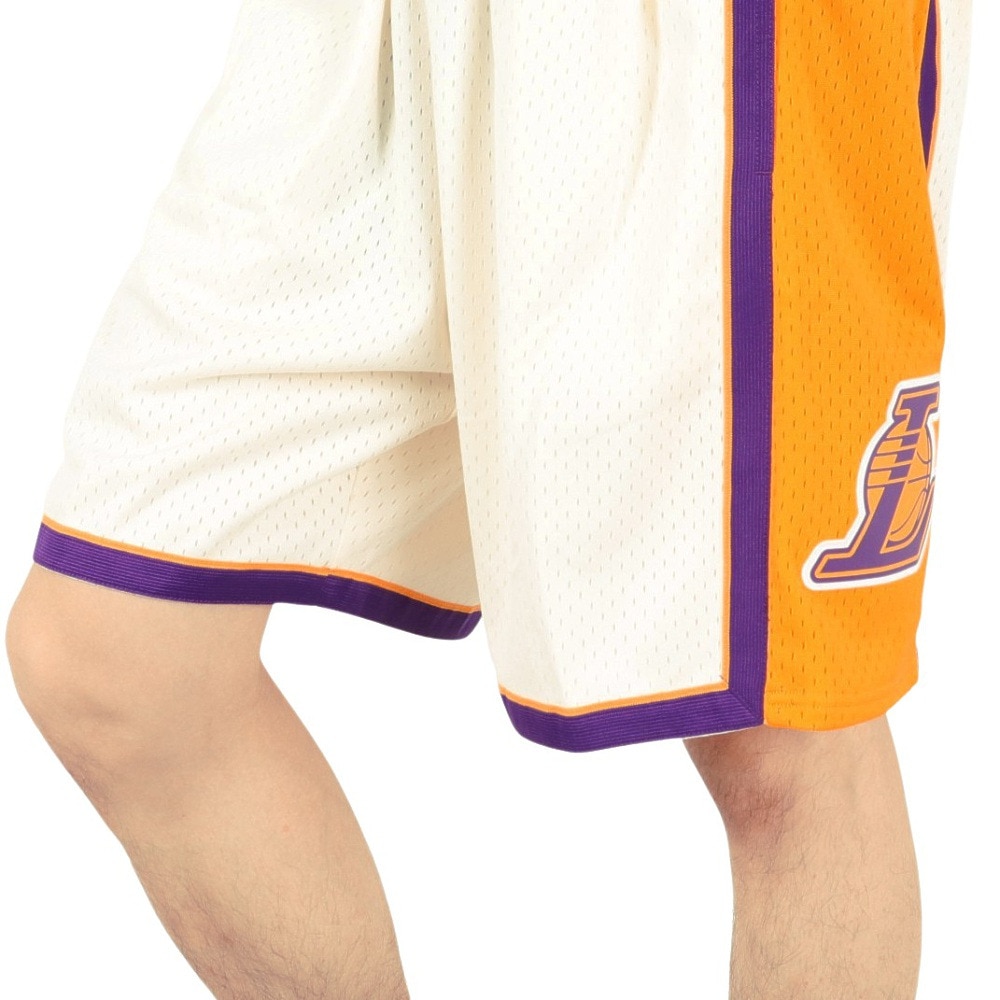ミッチェルアンドネス（Mitchell&Ness）（メンズ）ショーツ ロサンゼルス レイカーズ SMSH5054-LALPTOW