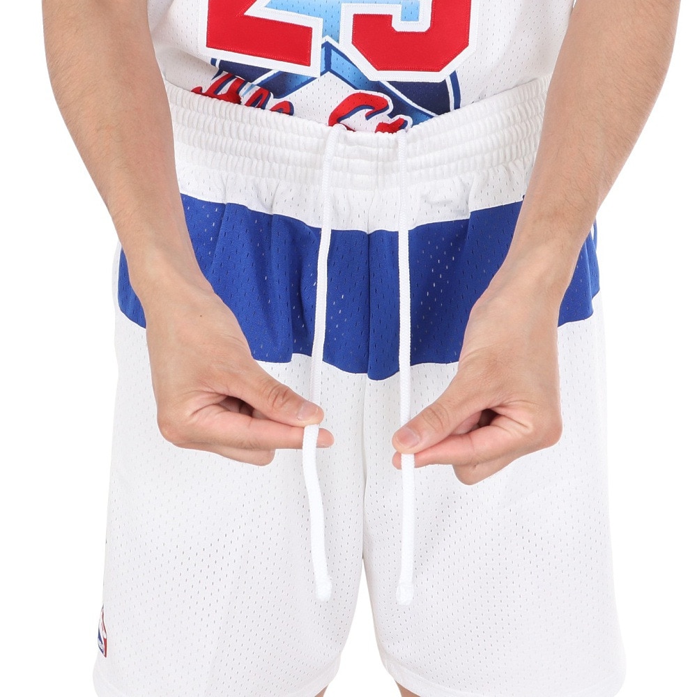ミッチェルアンドネス（Mitchell&Ness）（メンズ）スイングマン ショーツ NBA Philadephia 76ers SMSHAC19178-P76WHIT