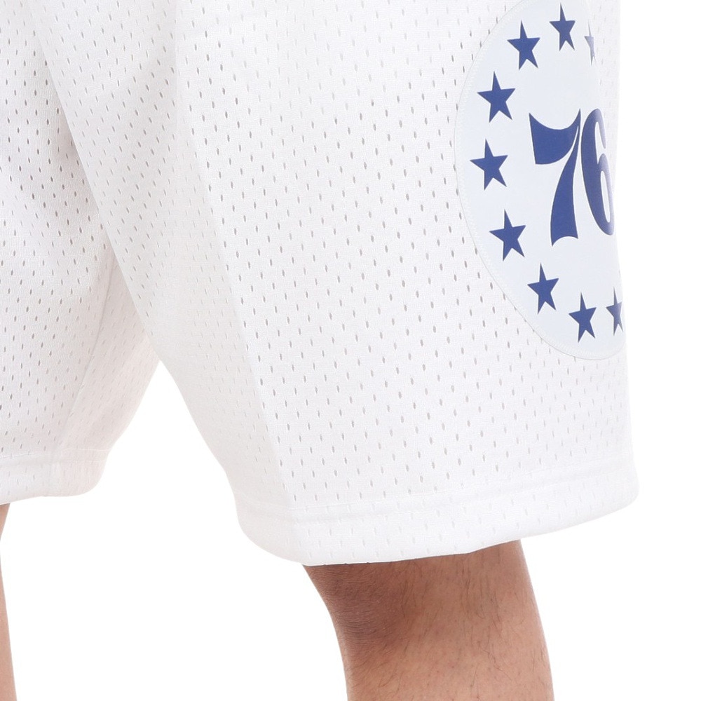 ミッチェルアンドネス（Mitchell&Ness）（メンズ）スイングマン ショーツ NBA Philadephia 76ers SMSHAC19178-P76WHIT