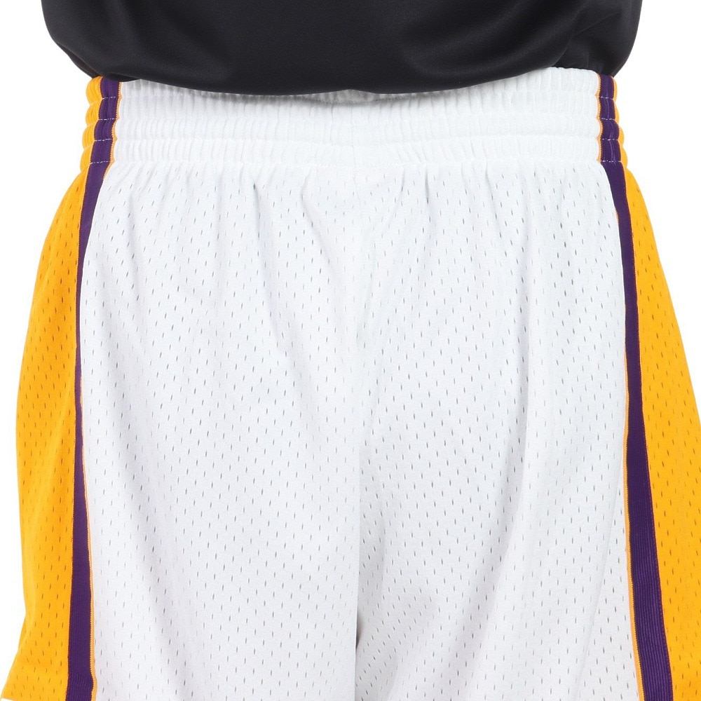 ミッチェルアンドネス（Mitchell&Ness）（メンズ）スイングマンショーツ LOS ANGELES LAKERS SMSHAC19184-LALWH