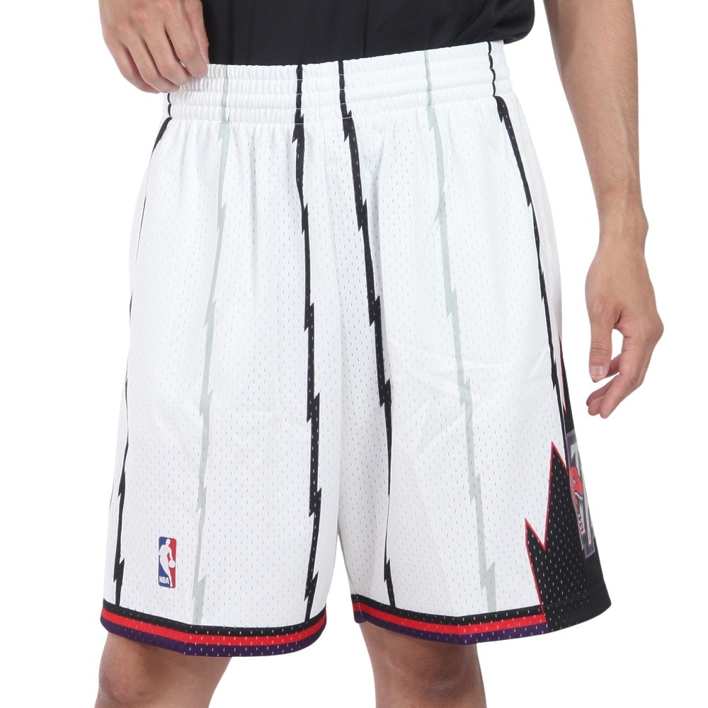 ミッチェルアンドネス（Mitchell&Ness）（メンズ）スイングマン ショーツ トロント ラプターズ 1998-99 SMSHCP18154-TRAWHT98