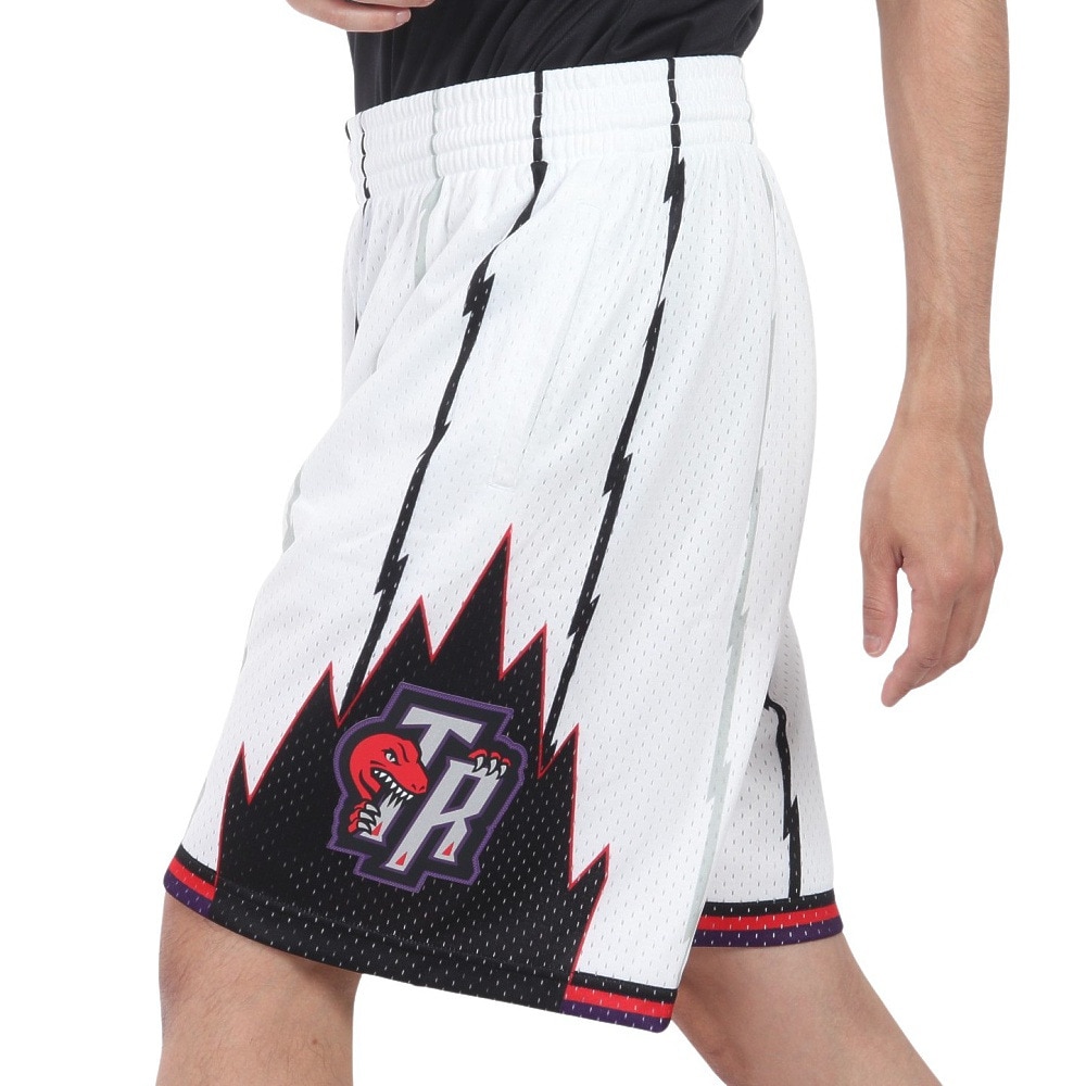 ミッチェルアンドネス（Mitchell&Ness）（メンズ）スイングマン ショーツ トロント ラプターズ 1998-99 SMSHCP18154-TRAWHT98