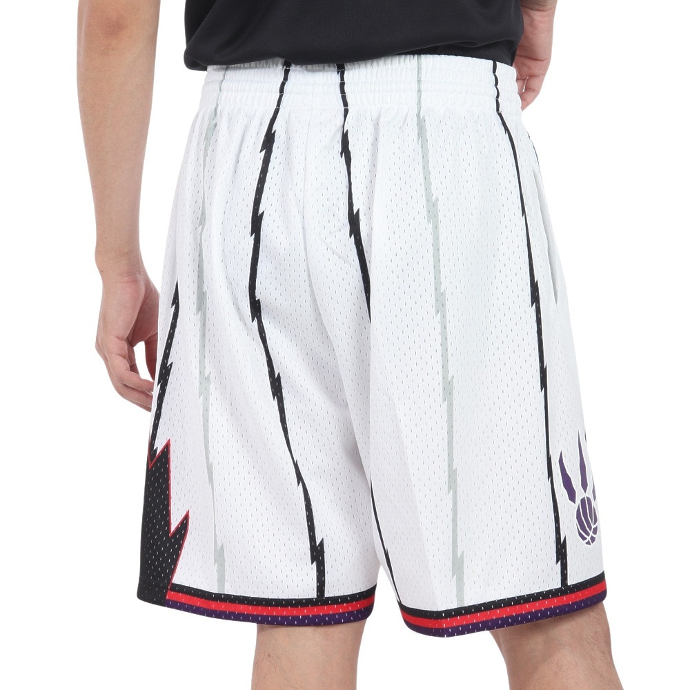 ミッチェルアンドネス（Mitchell&Ness）（メンズ）スイングマン ショーツ トロント ラプターズ 1998-99 SMSHCP18154-TRAWHT98