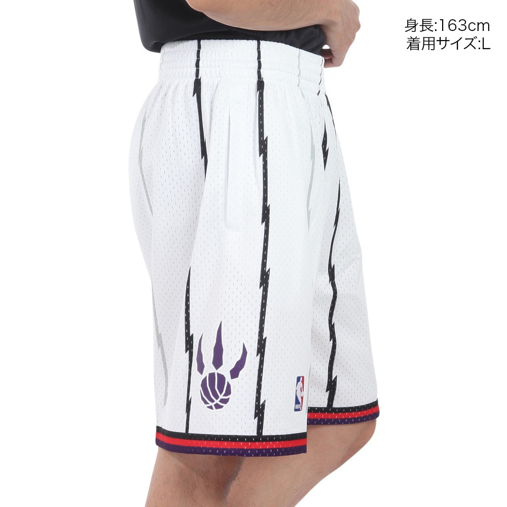 ミッチェルアンドネス（Mitchell&Ness）（メンズ）スイングマン ショーツ トロント ラプターズ 1998-99 SMSHCP18154-TRAWHT98
