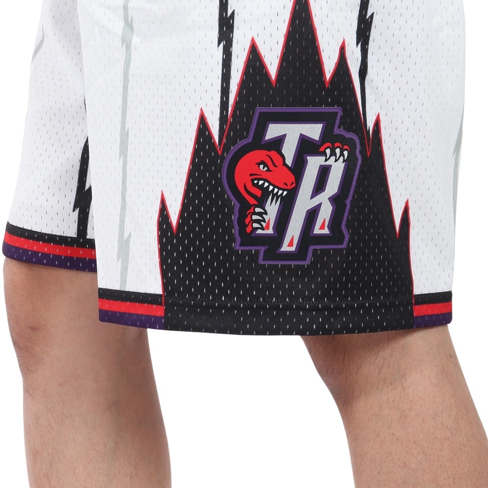 ミッチェルアンドネス（Mitchell&Ness）（メンズ）スイングマン ショーツ トロント ラプターズ 1998-99 SMSHCP18154-TRAWHT98